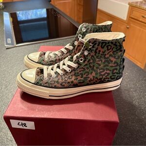 CONVERSE x CONCEPTS unisex CT 1970 HI ZAIRE LEOPARD CAMO SNEAKERS